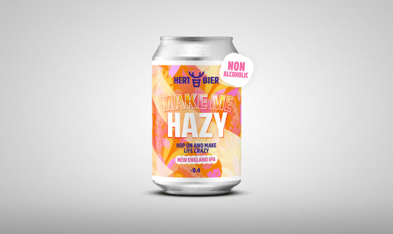 Hert Bier Make Me Hazy Non Alcoholic Blikje