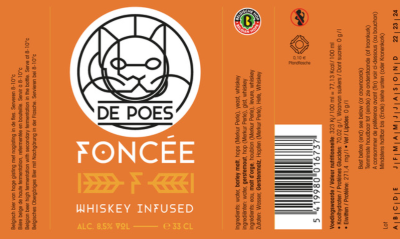 De Poes Fonc e Whiskey Infused Logo