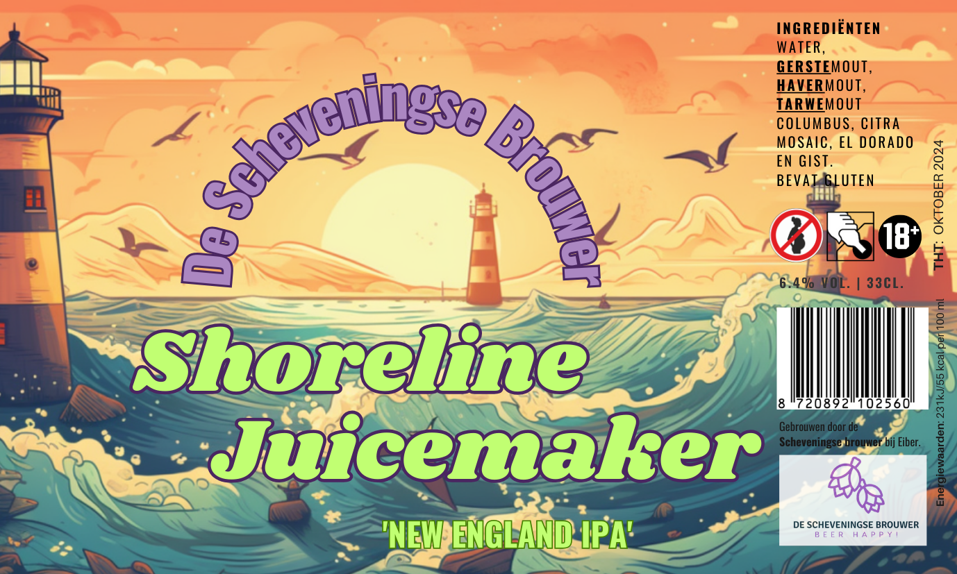 Shoreline Juicemaker etiket  Shoreline Juicemaker etiket