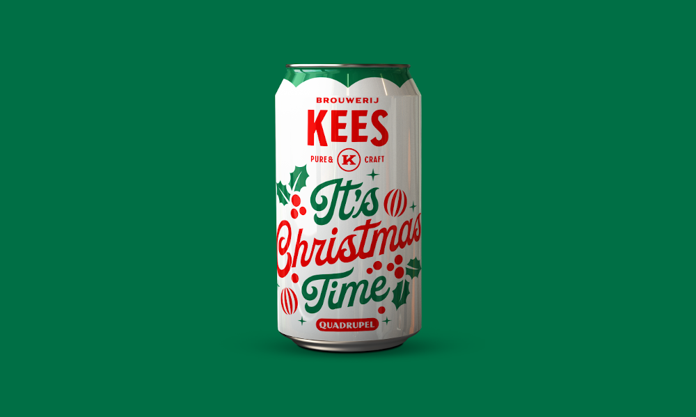 Kees It's Christmas Time bier blikje