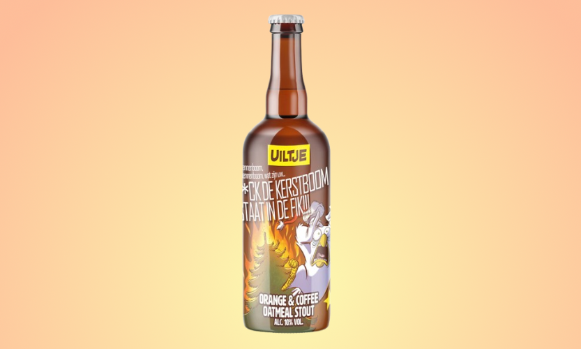 Uiltje F*ck de Kerstboom staat in de fik!