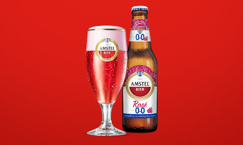 Amstel Rosé 0.0% bier Amstel Rosé 0.0% bier