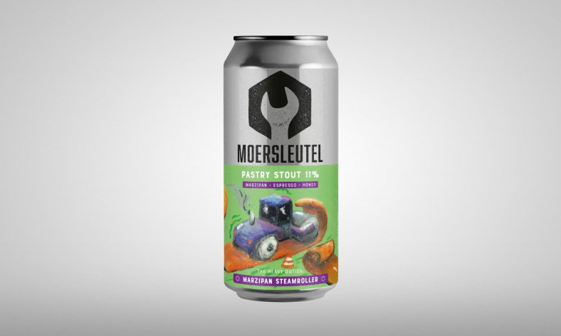 Moersleutel Marzipan Steamroller Blikje Moersleutel Marzipan Steamroller Blikje