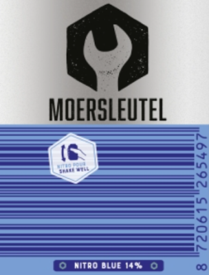 Moersleutel Barcode Nitro Blue Logo