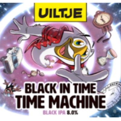 Uiltje Black In Time Time Machine logo