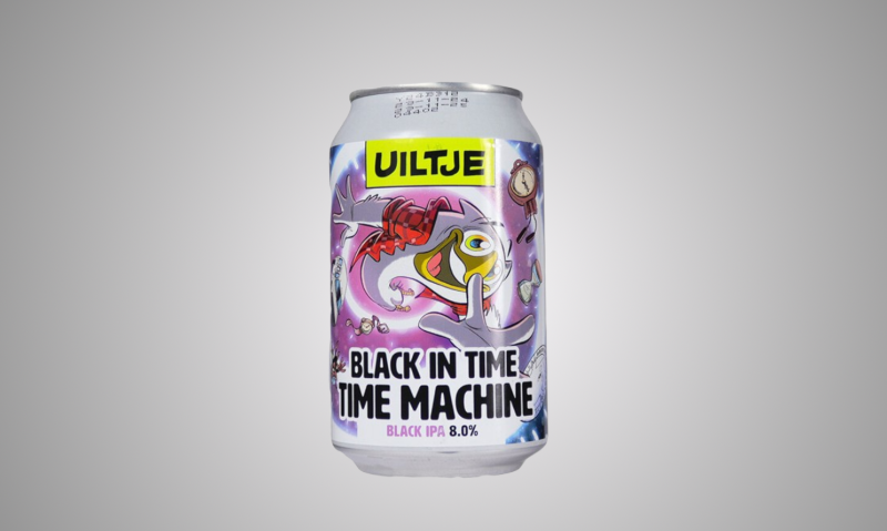 Uiltje Black In Time Time Machine bier Uiltje Black In Time Time Machine bier