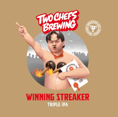 Two Chefs Winning Streaker Logo