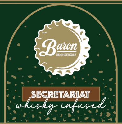 Baron Secretariat whisky infused Logo