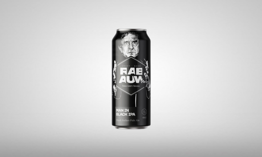Rabauw Man in Black IPA Blikje Rabauw Man in Black IPA Blikje