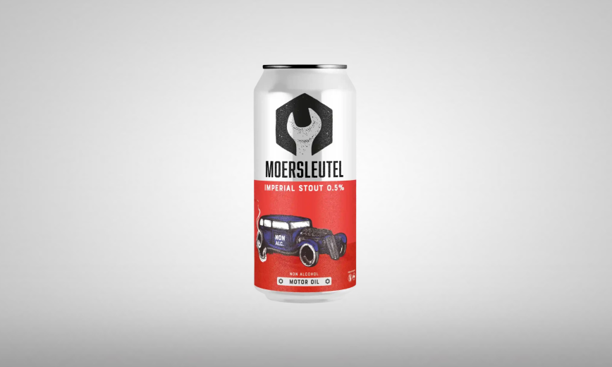 Moersleutel Non Alc Motor Oil Blikje Moersleutel Non Alc Motor Oil Blikje