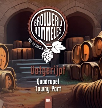 Hommeles Vatgerijpt Quadrupel Tawny Port Logo