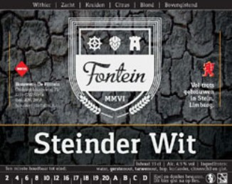 De Fontein Steinder Wit Logo