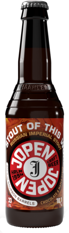 Jopen Stout Of This World Bourbon bier