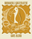 Ganzenliefde Gans Blond Logo