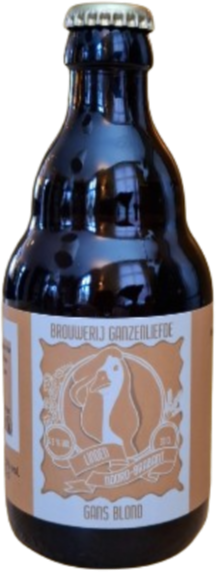 Ganzenliefde Gans Blond Flesje