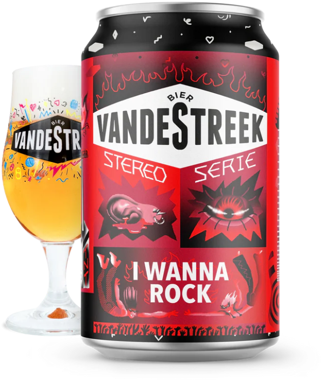 vandeStreek Stereo Serie I Wanna Rock Blikje