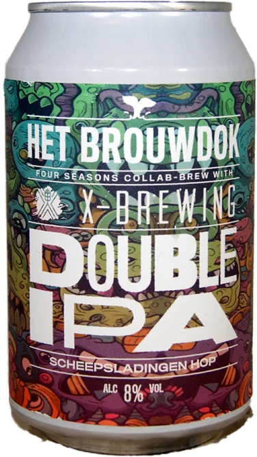 Het Brouwdok X Brewing Double IPA Blikje Het Brouwdok X Brewing Double IPA Blikje