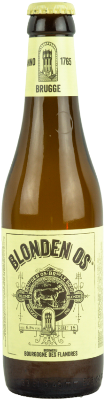 Bourgogne Des Flandres Blonden Os Flesje