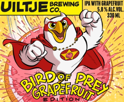 Uiltje Bird of Prey Grapefruit Logo