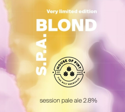 House of Pint S P A Blond Logo House of Pint S P A Blond Logo