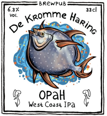 De Kromme Haring Opah logo