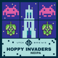 UTCA Hoppy Invaders Logo