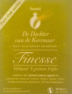 Dochter van de Korenaar Finesse Pure Oak Aged Logo