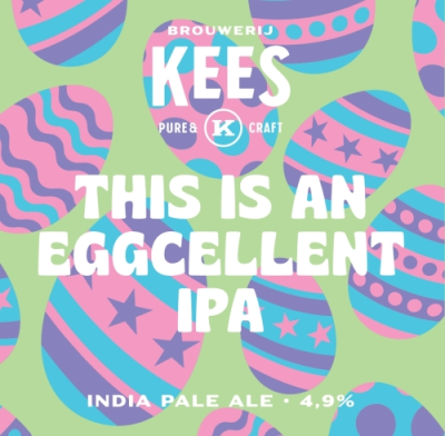 Kees This is an Eggcellent IPA logo Kees This is an Eggcellent IPA logo