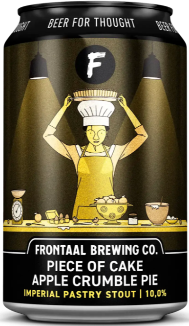 Frontaal Piece Of Cake Apple Crumble Pie blikje