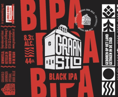 Graansilo Black IPA Logo