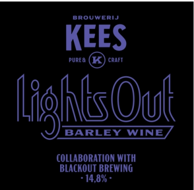 Kees x Blackout Brewing Lights Out logo