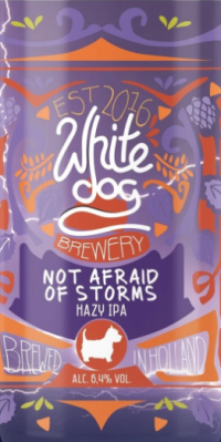 White Dog Not Afraid of Storms logo