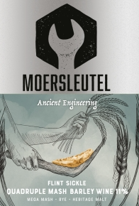 Moersleutel Flint Sickle logo Moersleutel Flint Sickle logo