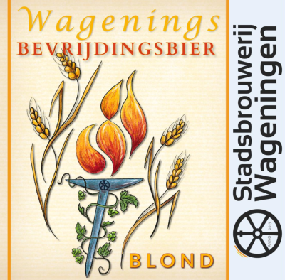 Wagenings Bevrijdingsbier 2025 logo Wagenings Bevrijdingsbier 2025 logo