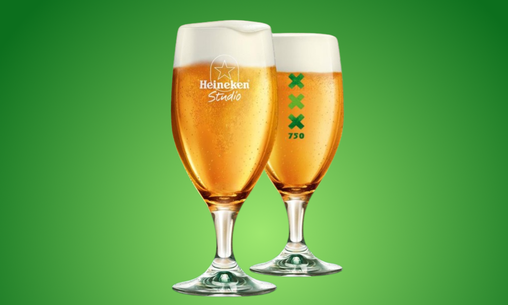 Heineken Speciaalpils Twee glazen Heineken Speciaalpils