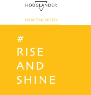 Hooglander #RiseAndShine bier logo Hooglander #RiseAndShine bier logo