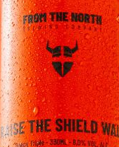 From The North Raise the Shield Wall logo From The North Raise the Shield Wall logo