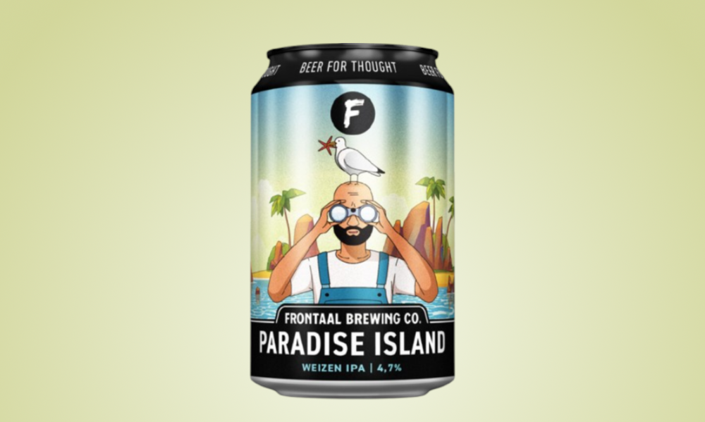 Frontaal Paradise Island bier