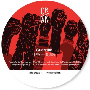 CRAK Guerrilla bier logo