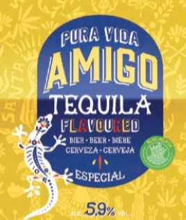 Amigo Tequila logo van vroeger Amigo Tequila logo van vroeger
