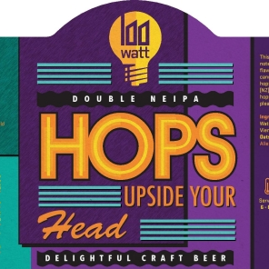 100 Watt Hops Upside Your Head logo