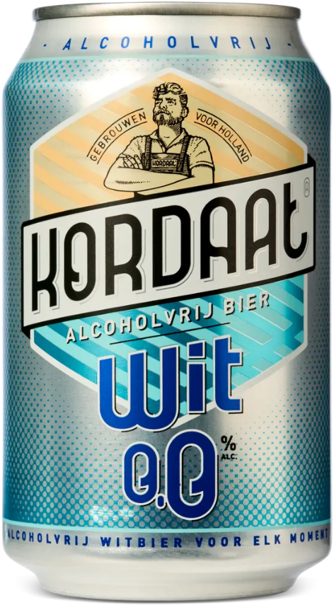 Kordaat Wit 0.0% blikje