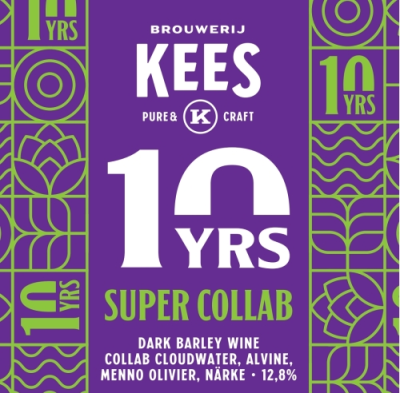 Kees 10 Years Super Collab logo Kees 10 Years Super Collab logo