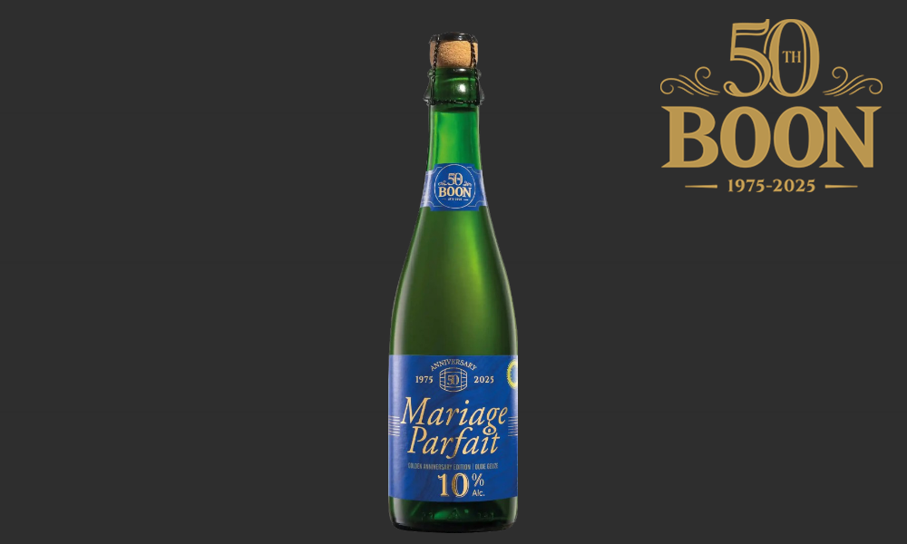 Boon Geuze Mariage Parfait 10 jubileumbier voor 50 jaar Boon