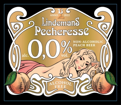Lindemans Pecheresse alcoholvrij logo Lindemans Pecheresse alcoholvrij logo