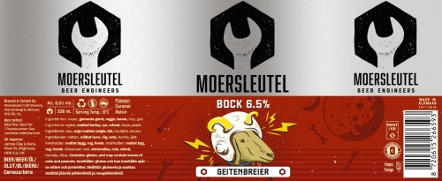 Moersleutel Geitenbreier etiket