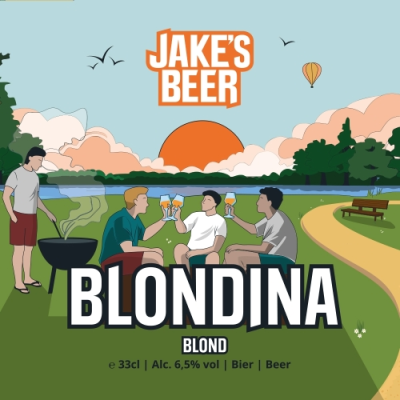 Jake's Beer Blondina logo