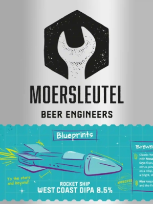 Moersleutel Rocket Ship logo