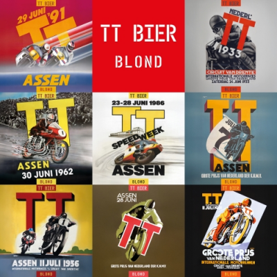 TT Bier Blond - Het Officiële TT Bier logo