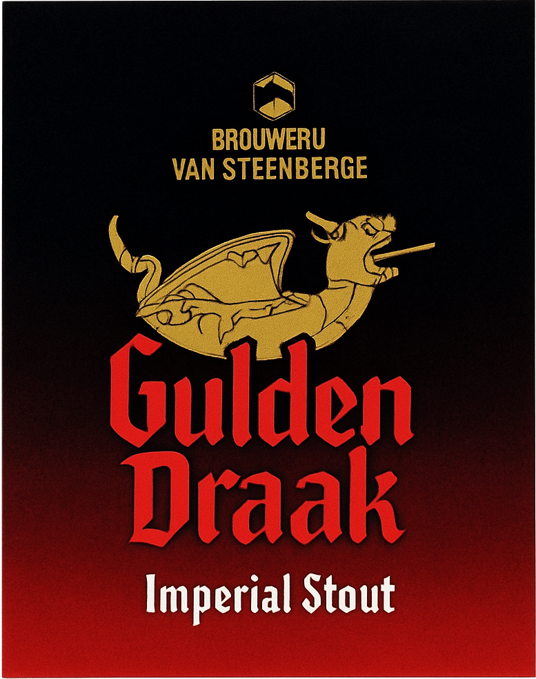 Etiket van Gulden Draak Imperial Stout